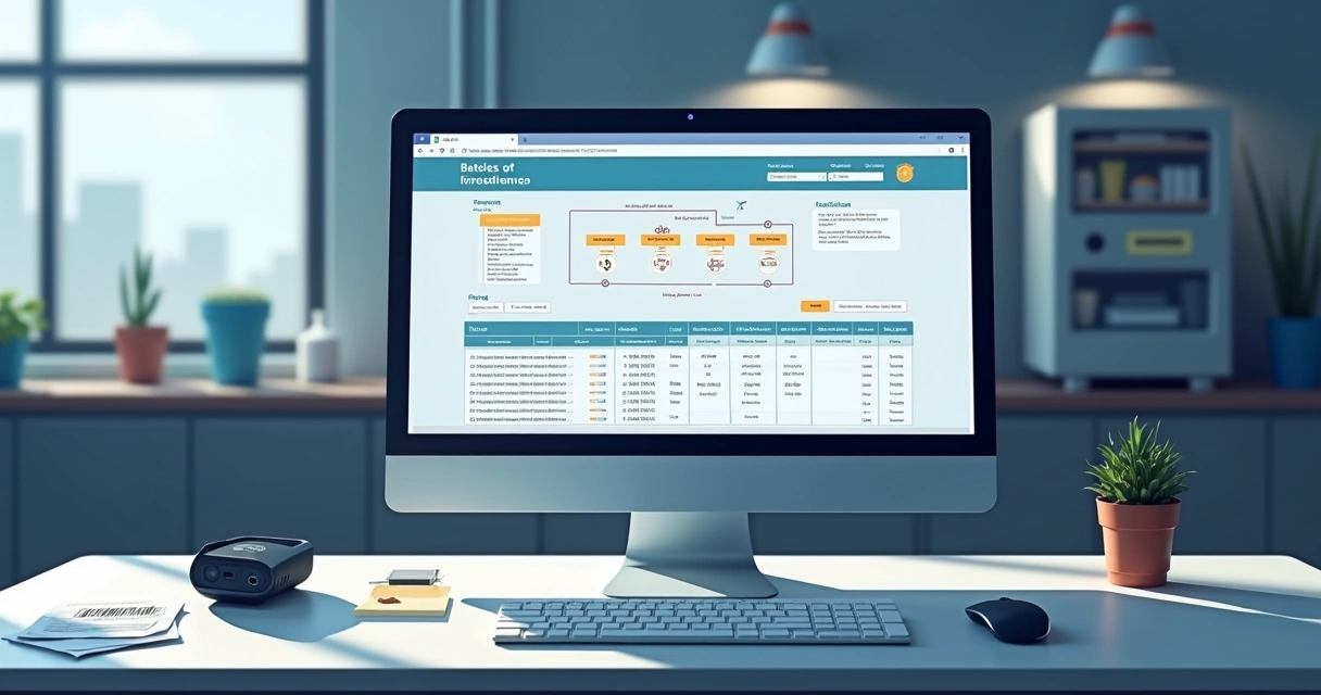 Tela de sistema mostrando rastreabilidade de lote de alimentos 