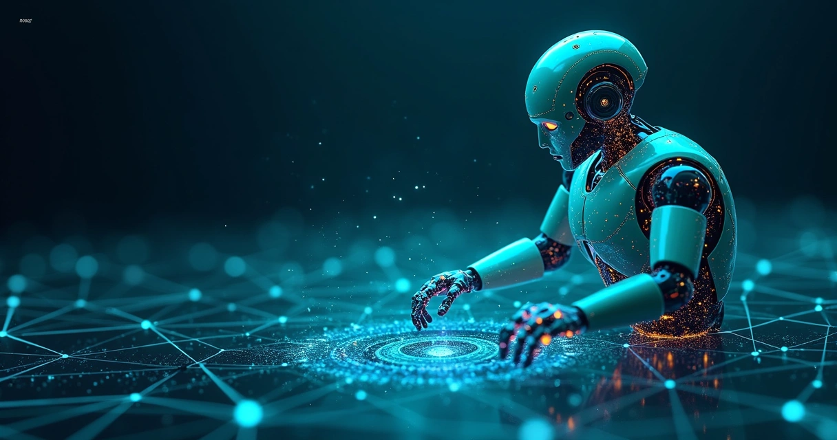 Representação digital detalhada de um rastreador web que examina páginas de um site para otimizar indexação no Google 