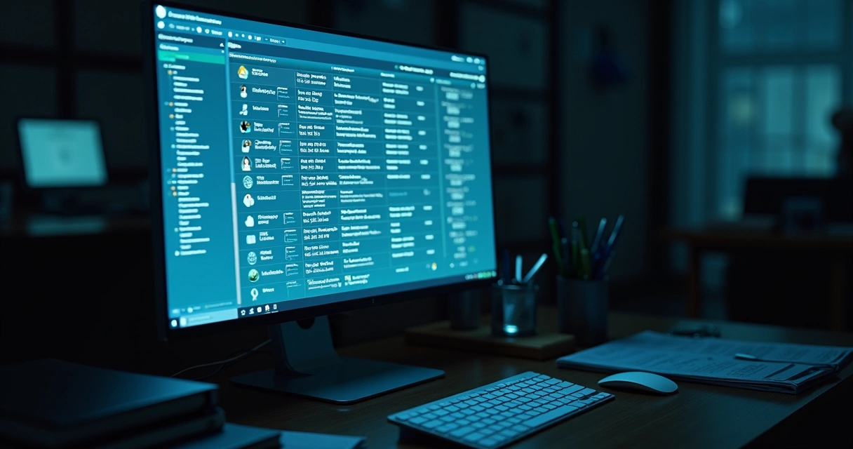 Tela de computador exibindo logs de ponto eletrônico e marcadores de segurança 
