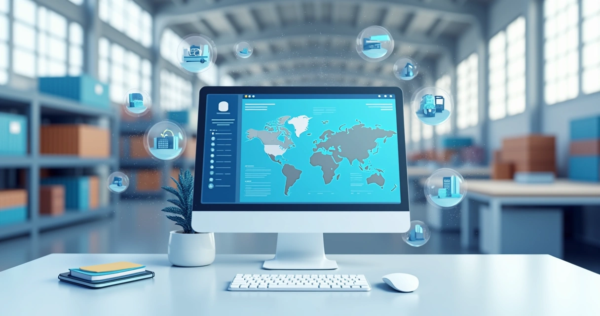 Visão detalhada de sistema de rastreamento em tempo real de embarques