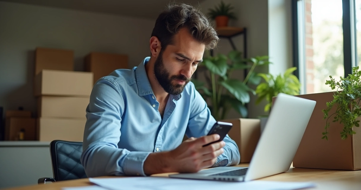 Cliente acompanha rastreamento de encomenda internacional na tela do celular