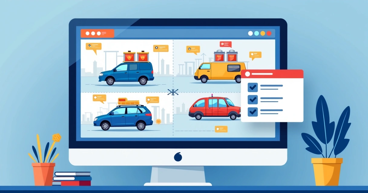 Tela de sistema rastreando estoque em várias localidades simultâneas 
