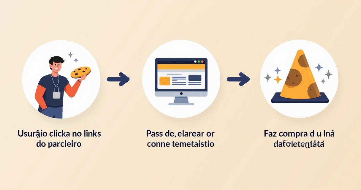 Fluxo de rastreamento de um clique ao pedido pago em loja virtual 