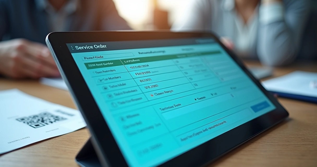 Ordem de serviço com rastreamento de peça remanufaturada