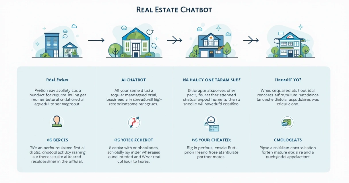 Fluxo de automação de chatbot imobiliário com etapas de atendimento e agendamento 