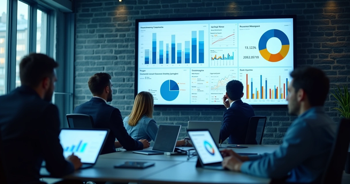 Live dashboard displaying updated charts and data 