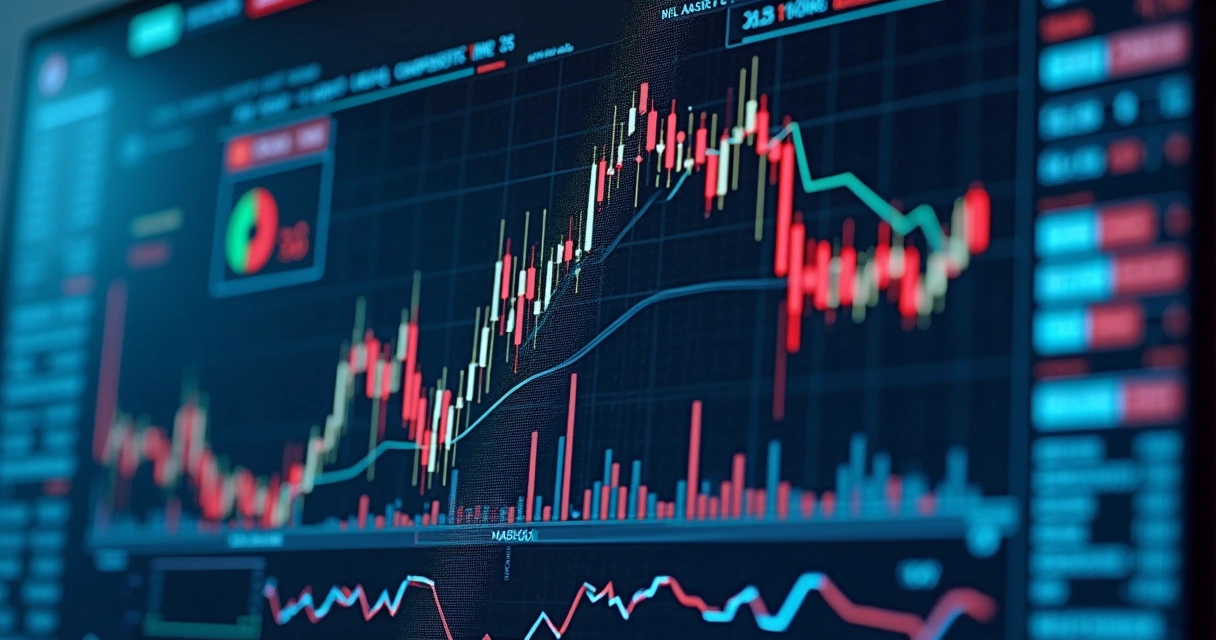 Portfolio management dashboard showing real-time risk and pricing data 