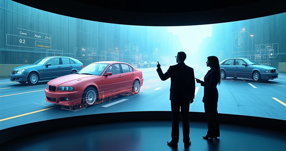 Reconstituição dinâmica de acidente automobilístico 