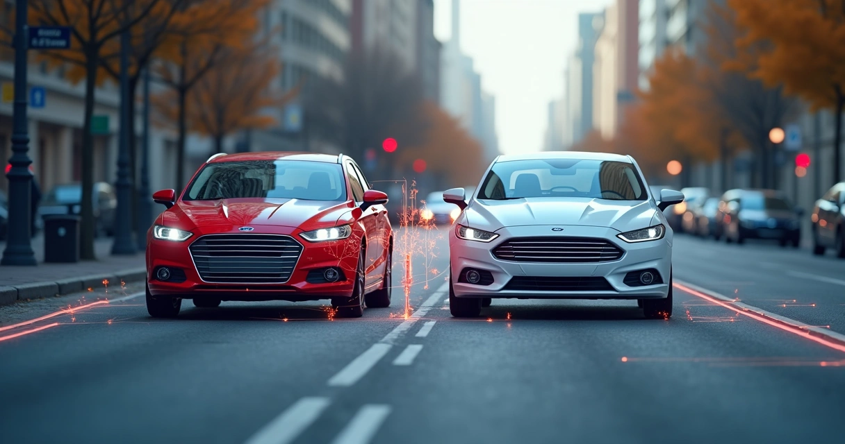 Simulação virtual de acidente de trânsito 