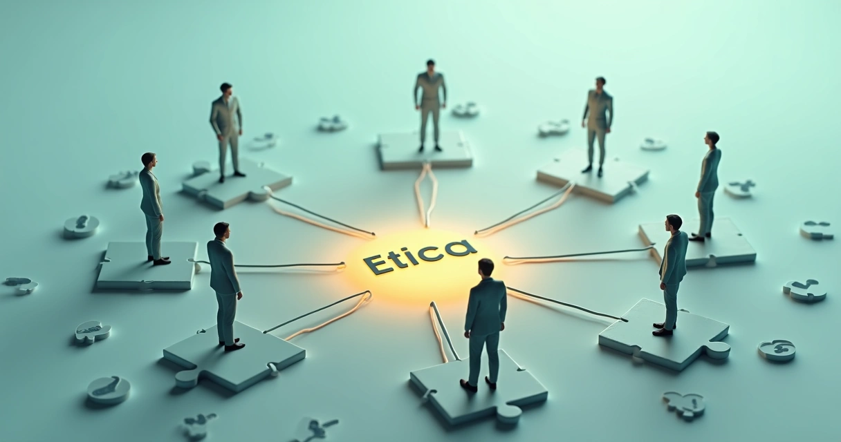 Representación gráfica de recorrido ético en grupos