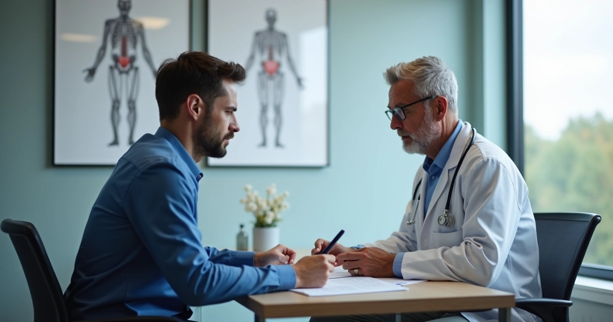 Consulta de acompanhamento após cirurgia urológica