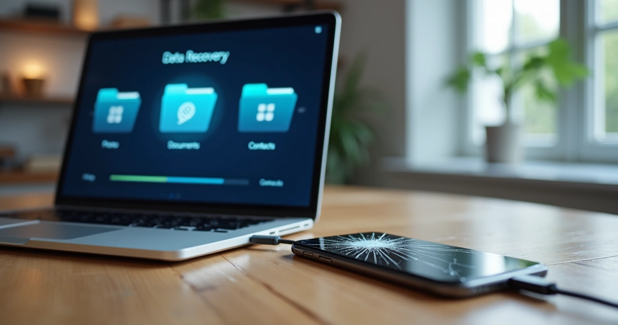 Recuperação de dados em celular com segurança