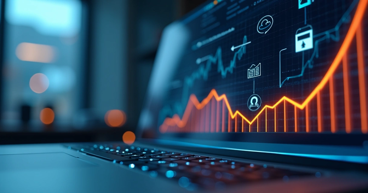 Gráfico mostrando recuperação automática de leads em atendimento digital 