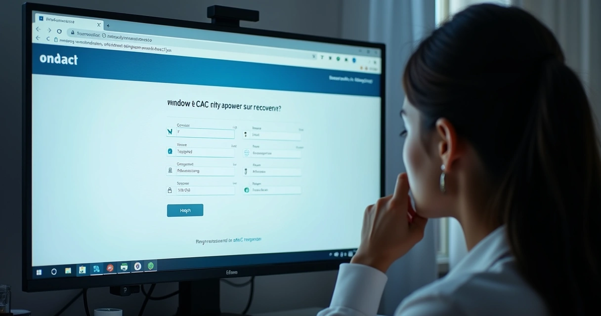 Tela de recuperação de senha do portal e-CAC 
