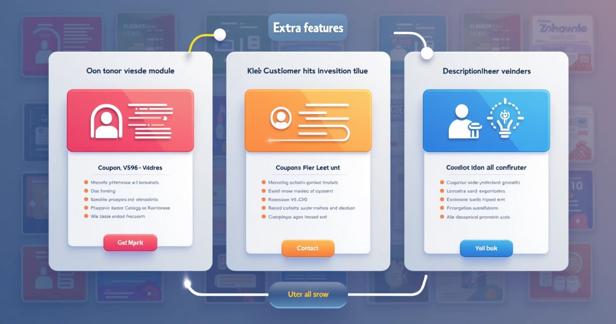 Recursos extras do catálogo: cupons, cadastro de clientes e geração automática de descrição 