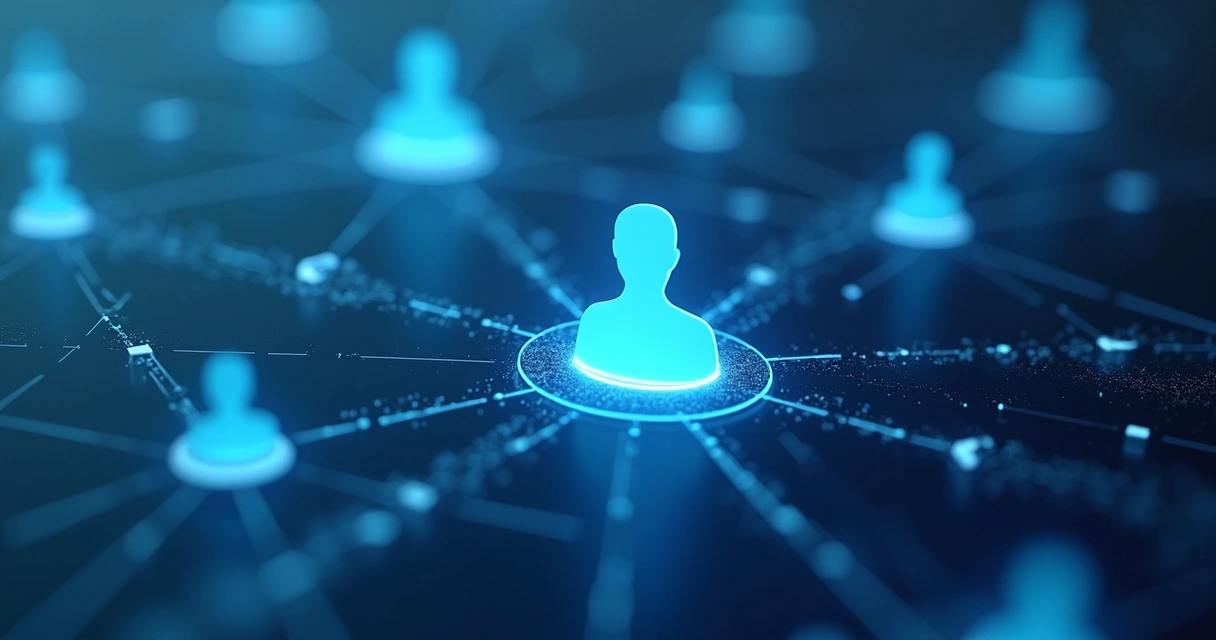 Expansão da rede de conexões do LinkedIn com perfil em destaque. 