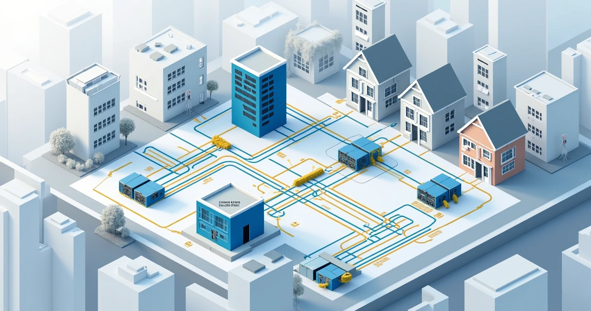Esquema realista de rede FTTH com splitter e terminais