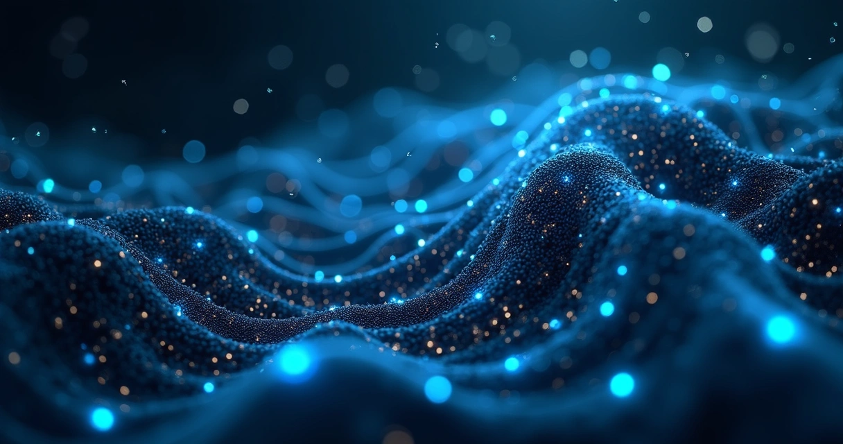 Ilustração de uma rede neural com várias camadas interligadas 