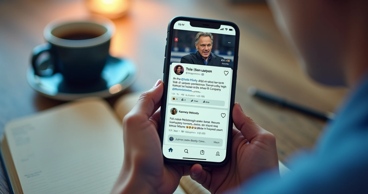 Publicação de campanha política em redes sociais 