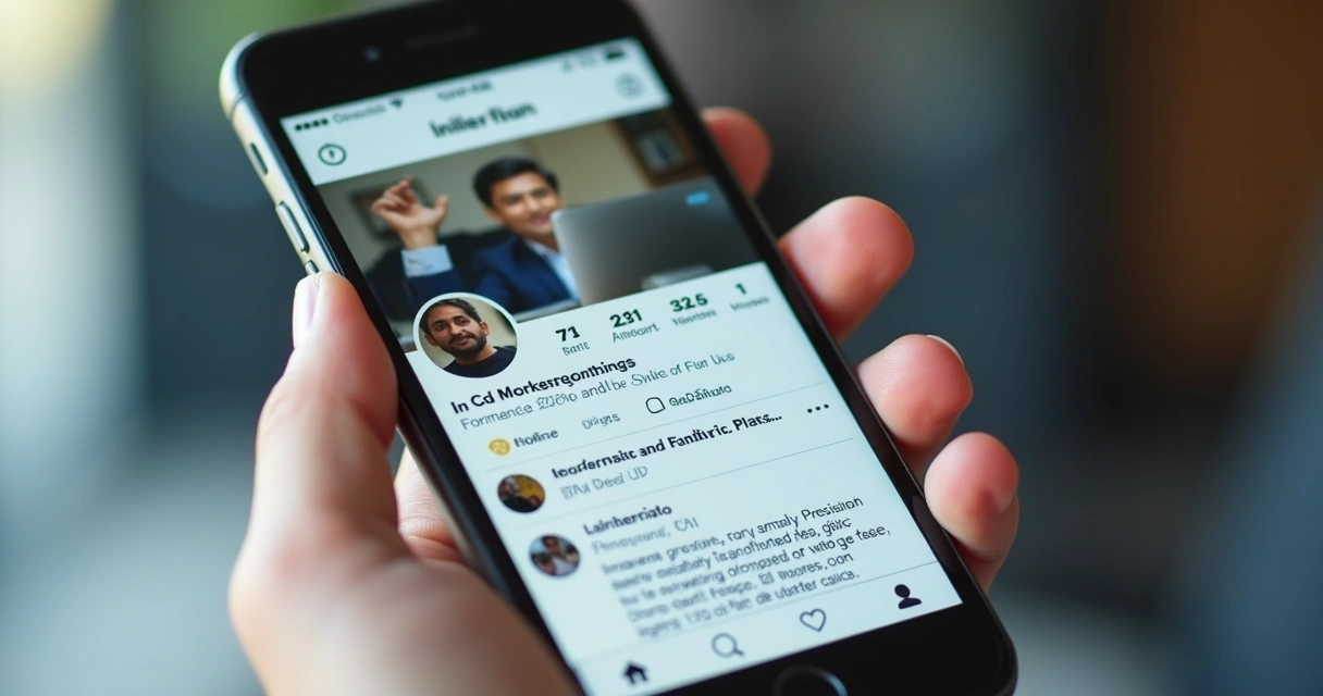Perfil de CEO em rede social mostrando número de seguidores 