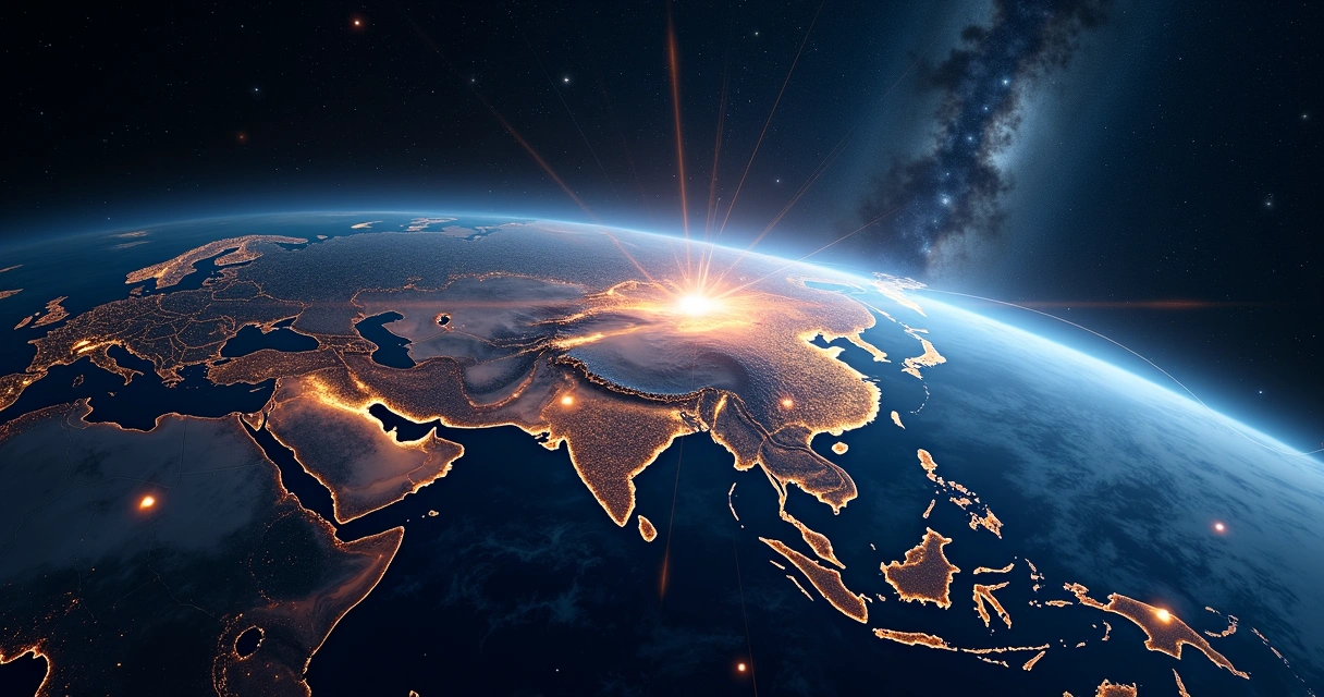 Rede mundial de radiotelescópios conectados virtualmente formando o EHT