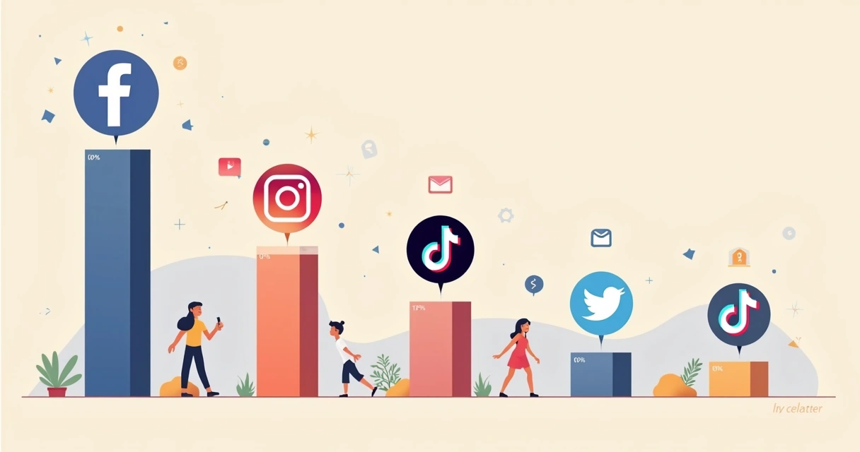 Gráfico ilustrativo mostrando uso de redes sociais em campanhas estaduais