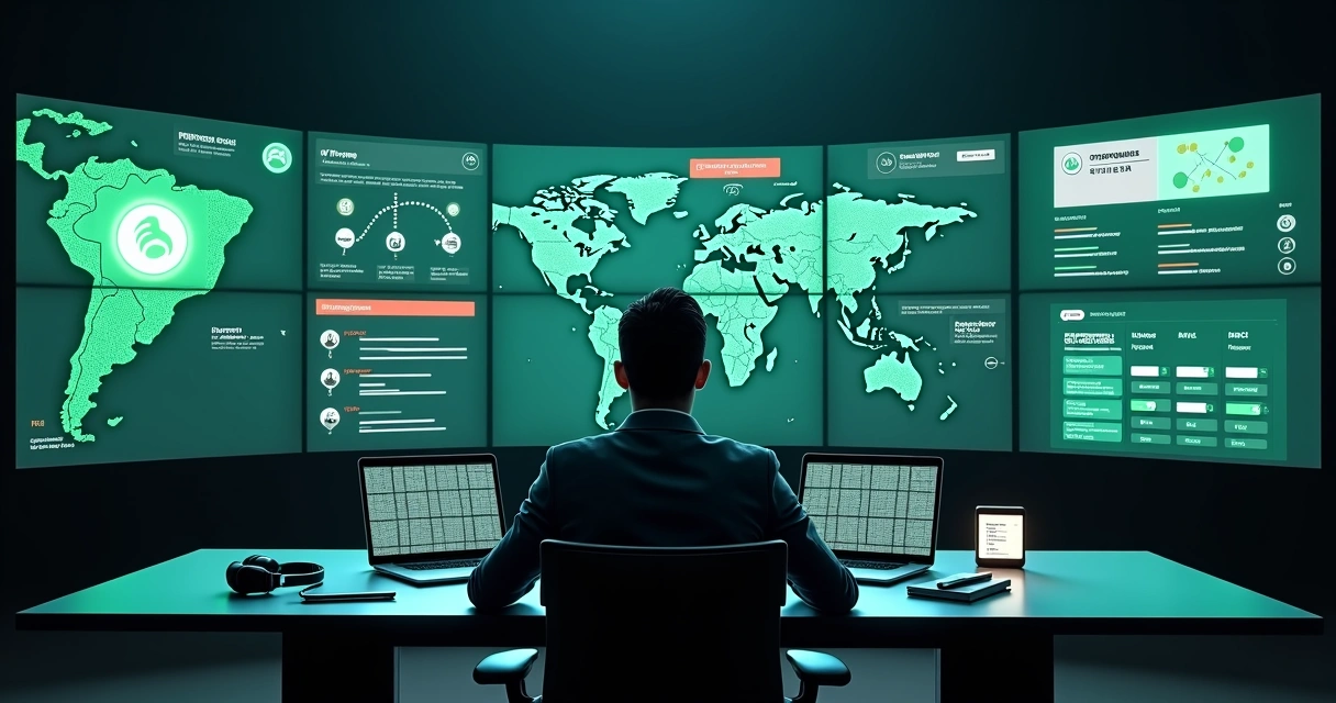 Centro de controle monitorando redundância de vendas no WhatsApp 