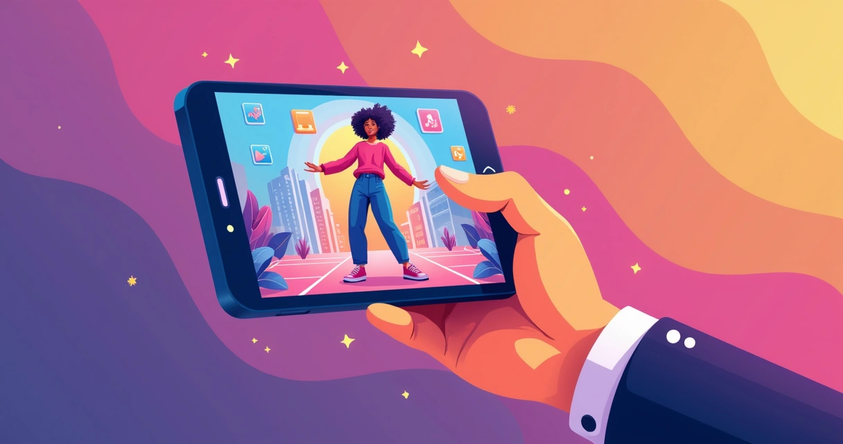 Reels do Instagram mostrando trend de dança viral 