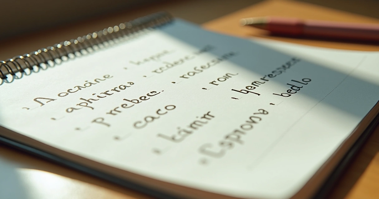 Notebook page with reflection prompts and highlighted values 