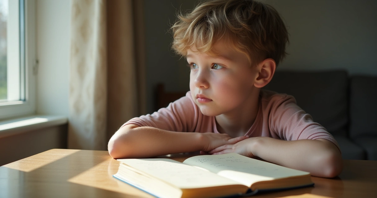 Pessoa refletindo diante do espelho em ambiente claro