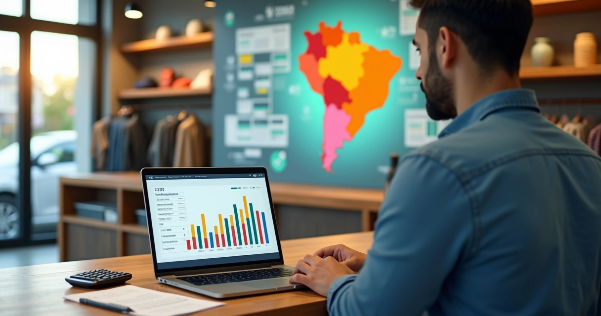 PME de varejo analisando impacto da reforma tributária em 2026 no caixa da loja 