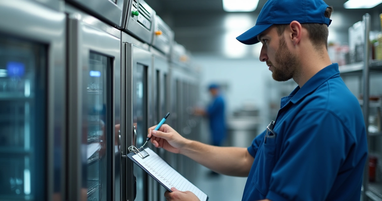 Sistema de refrigeração em cozinha comercial 