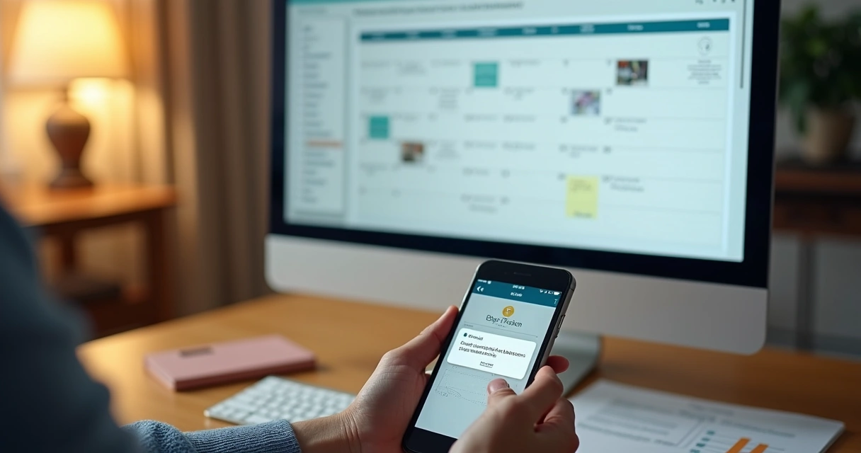 Registro digital de manutenção de imóvel com datas, fotos e recibos anexados. 