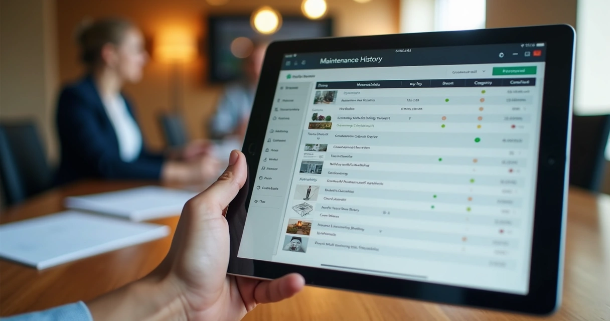 Registro digital de manutenções em edifício residencial 