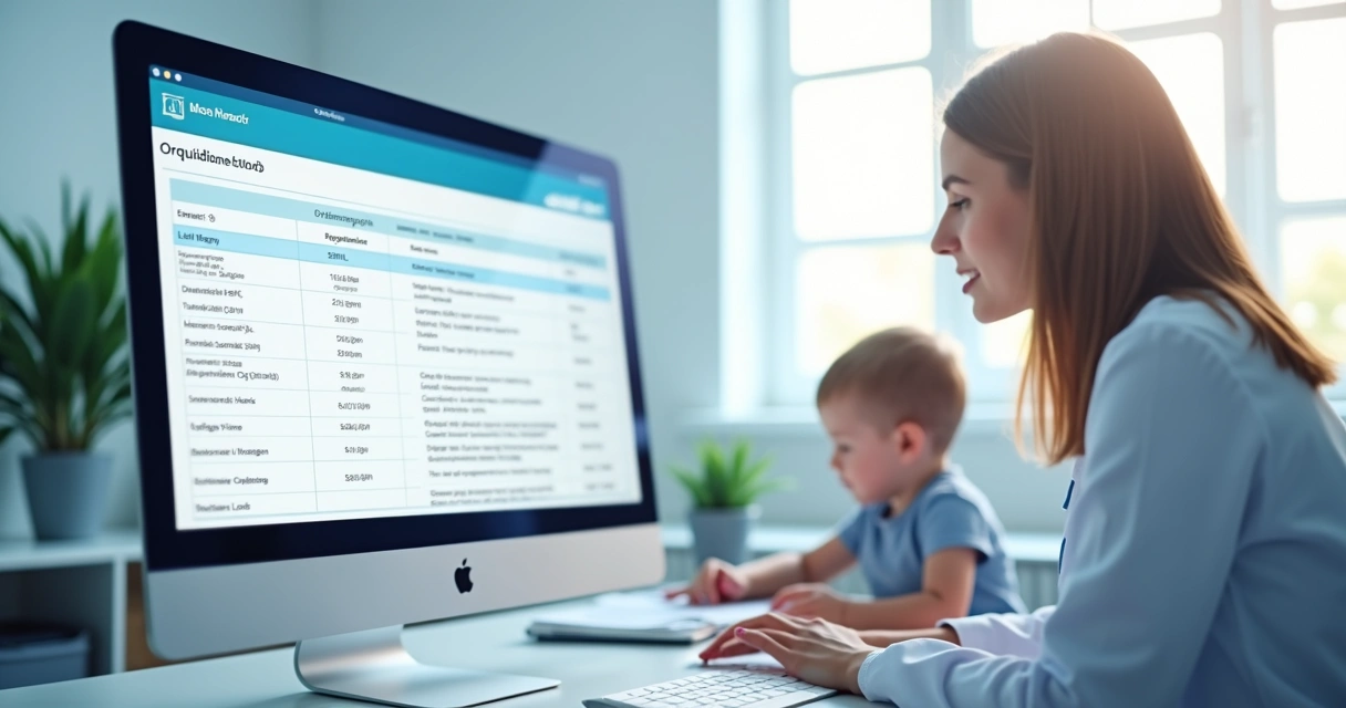 Tela de prontuário eletrônico com campos de orquidometria preenchidos