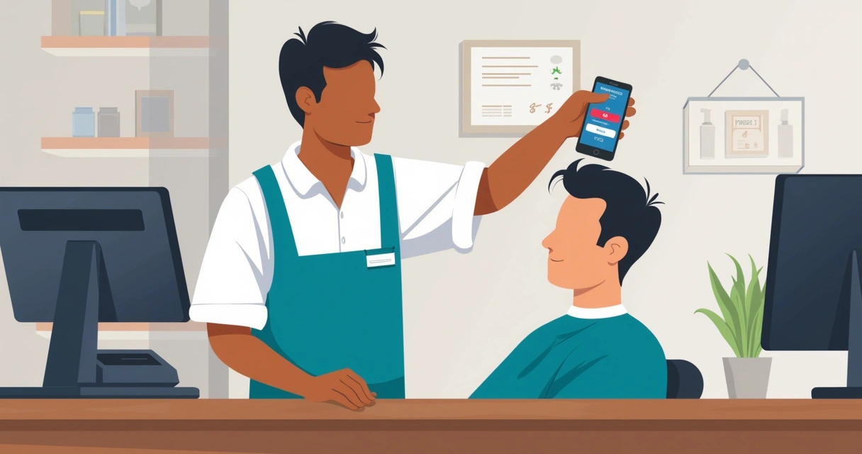 Registro de vendas em comanda digital barbearia 
