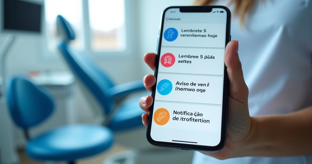Exemplo de régua de cobrança digital clinic odontológica 