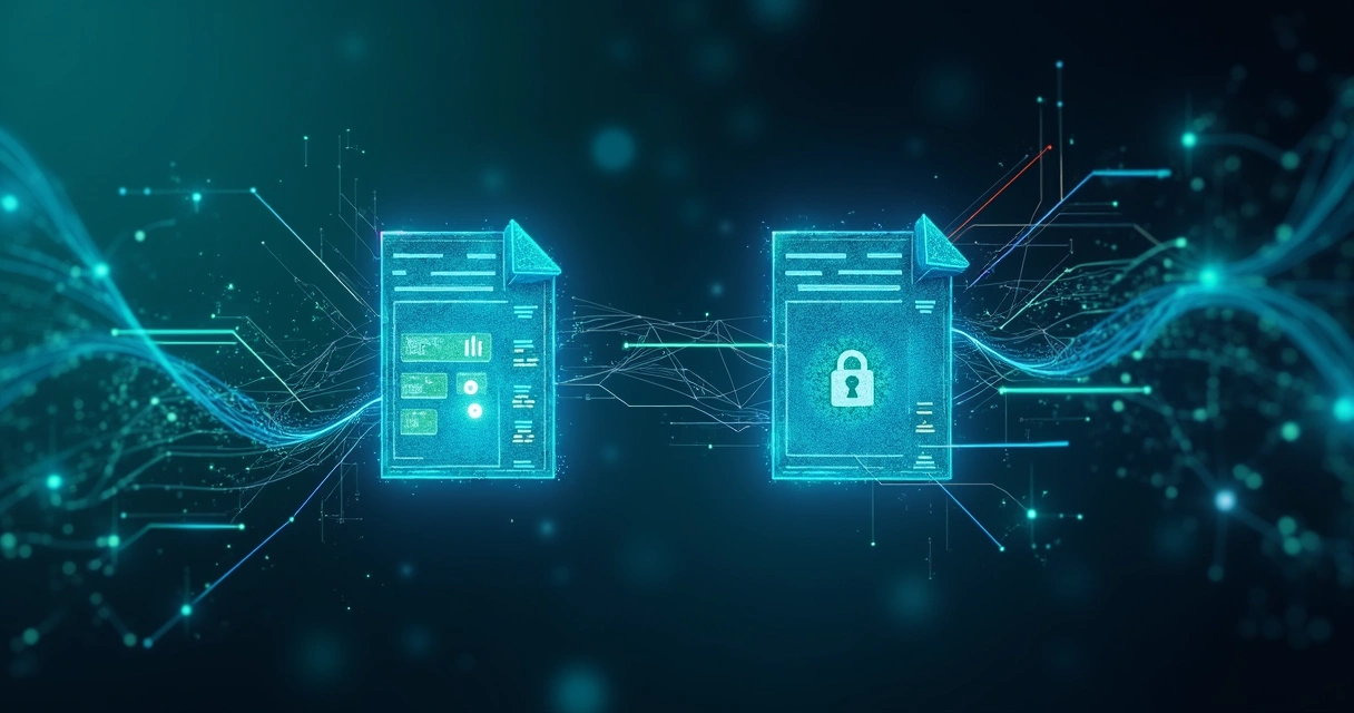 Representação visual de normas ISO e LGPD conectadas 