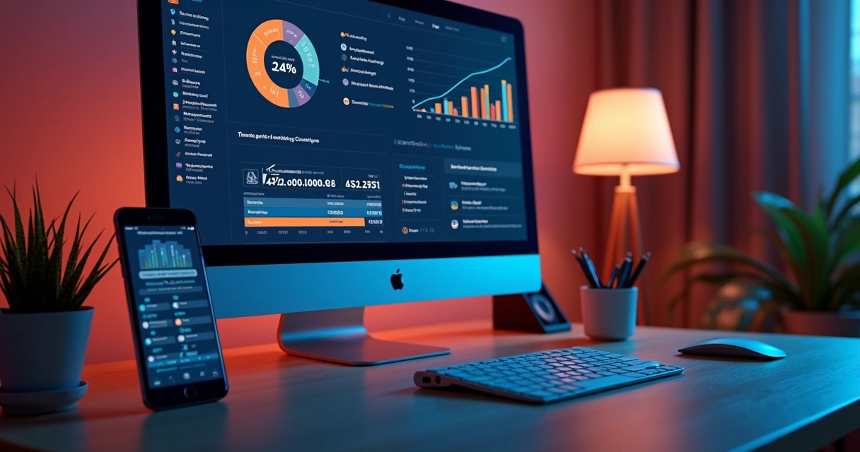 Tela de computador mostrando análise de votos em evento online 