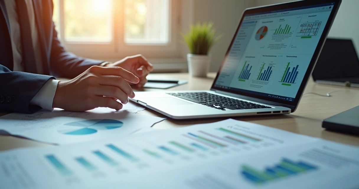 Relatório de auditoria de compliance impresso e digital em tela 