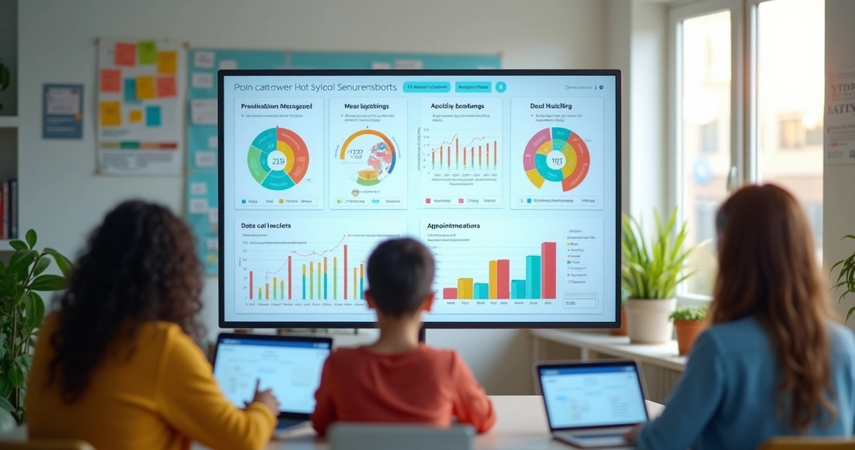 Relatório de automação educacional com gráficos 