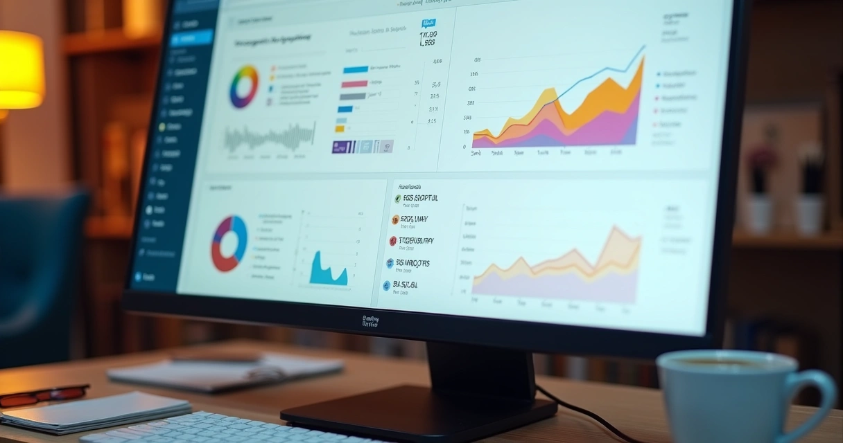 Relatório de automação com gráficos de crescimento de seguidores no Instagram 