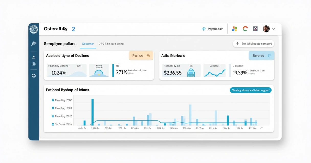 Relatório digital automático com gráficos e comparações de performance entre campanhas 