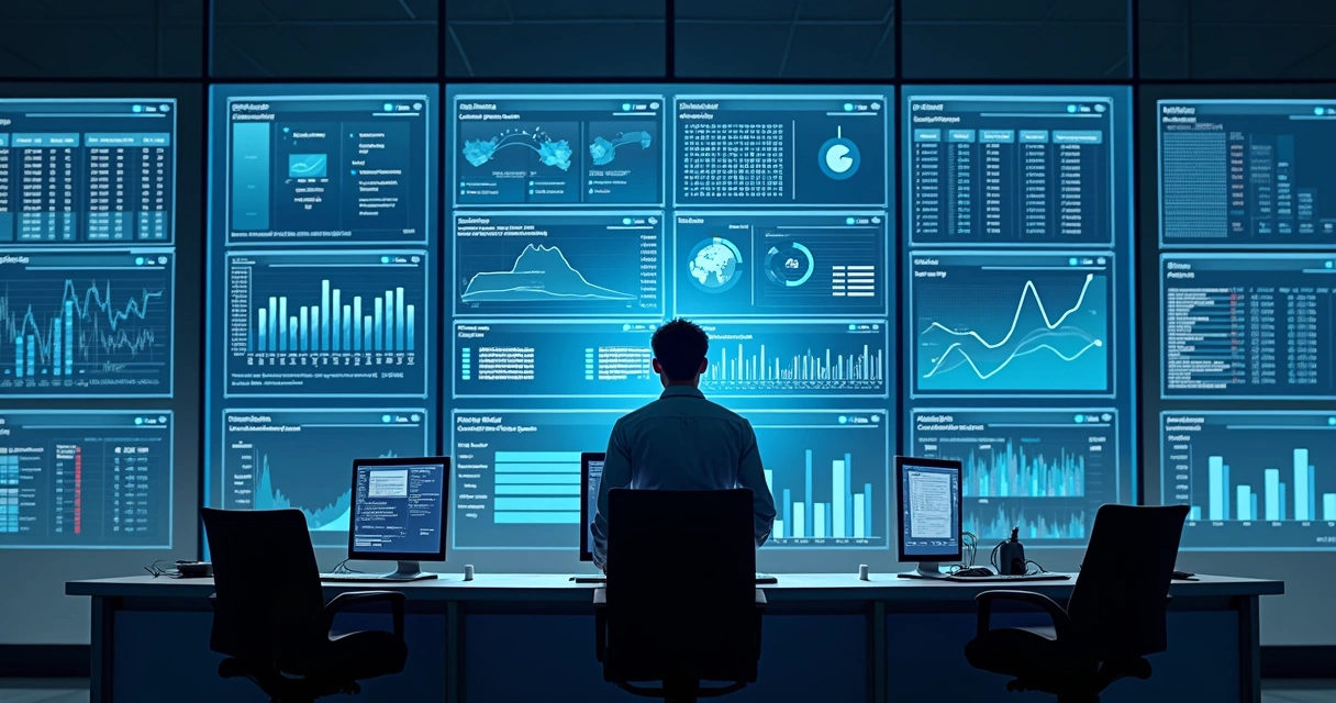Tela digital mostrando automação de relatórios financeiros 