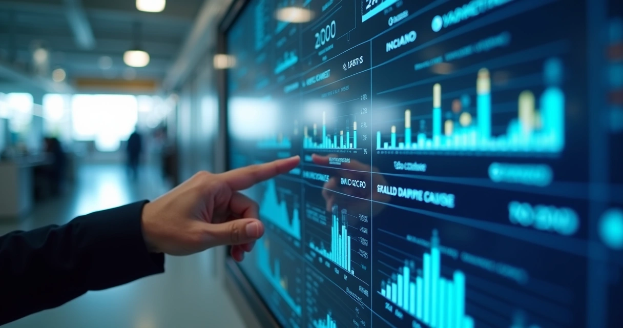 Relatório automatizado de manutenção sendo mostrado na tela 