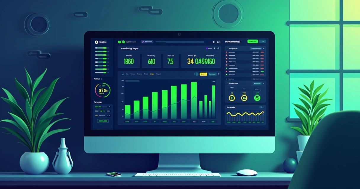 Relatório de backtest com gráficos de desempenho e lucros 