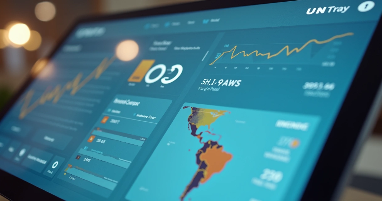 Relatório consolidado de vendas em painel ERP 