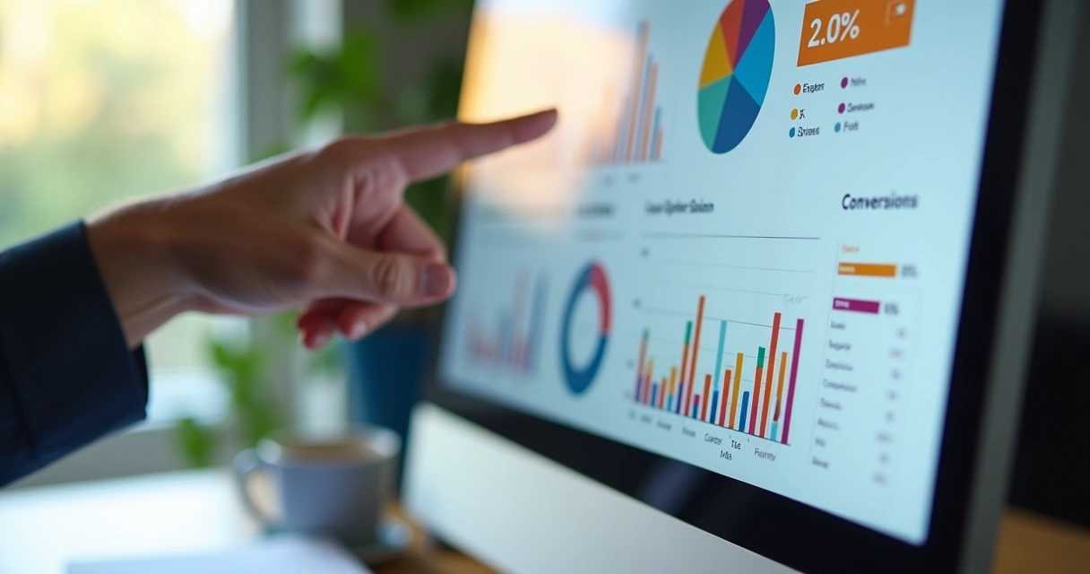 Analysis of lead reports on a computer screen