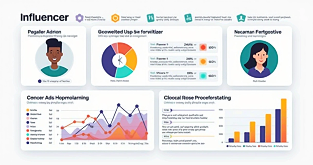 Página de relatório detalhado sobre influenciador digital 