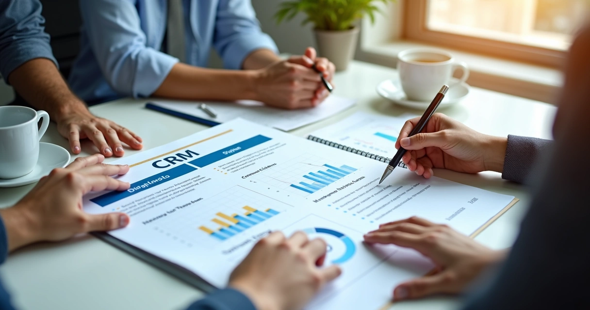 CRM diagnosis report showing three options for small teams